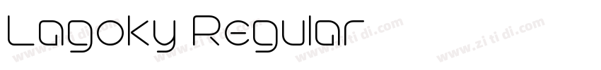 Lagoky Regular字体转换 Lagoky Regular字体转换